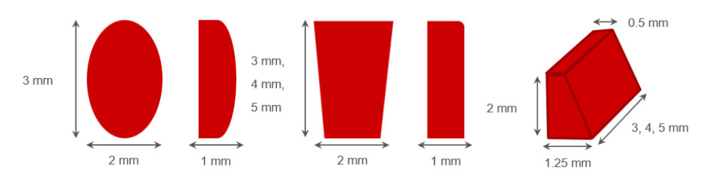 Diferentes attachments
